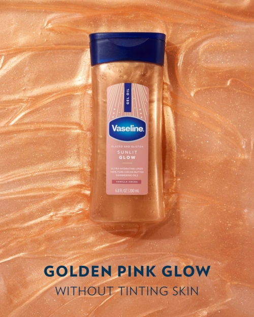 Vaseline Glazed and Glisten Sunlit Glow Body Gel Oil