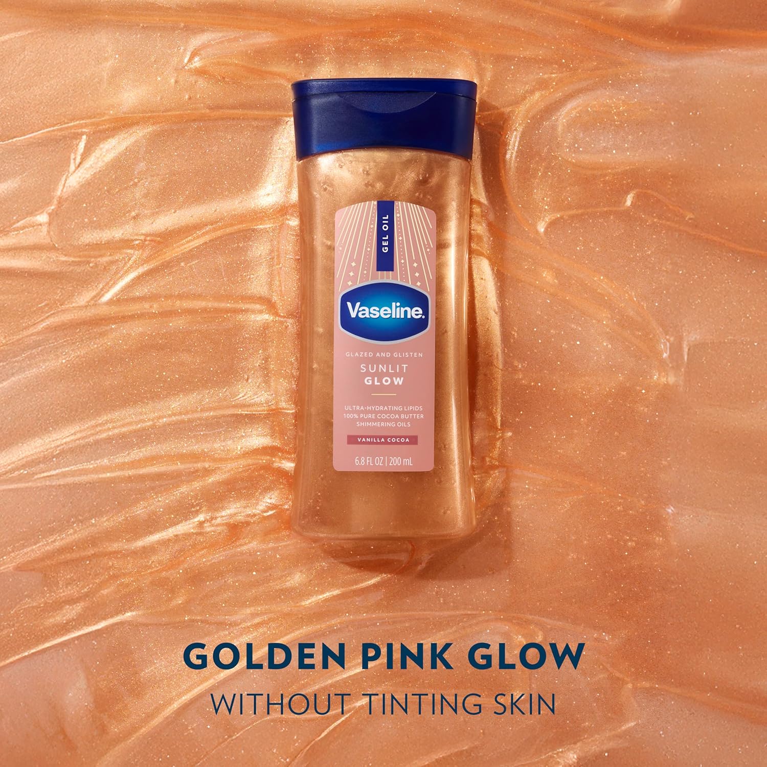 Vaseline Glazed and Glisten Sunlit Glow Body Gel Oil