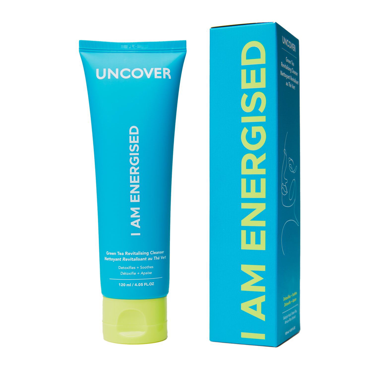 Uncover Green Tea Revitalizing Cleanser – 120ml