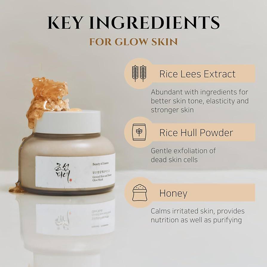 Beauty Of Joseon Ground Rice and Honey Glow Mask - Image 3