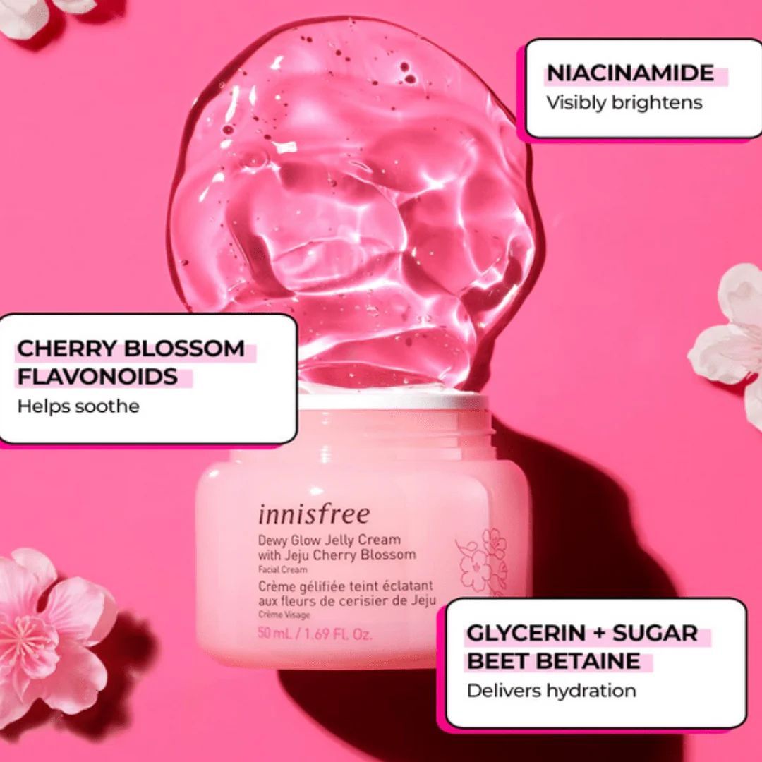 Innisfree Jeju Cherry Blossom Jelly Cream (50ml) - Image 3