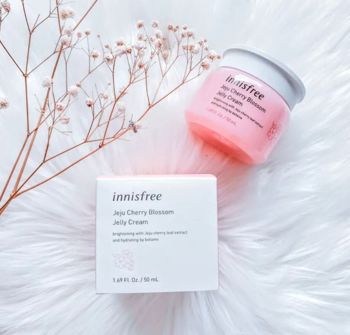 Innisfree Jeju Cherry Blossom Jelly Cream (50ml) - Image 16