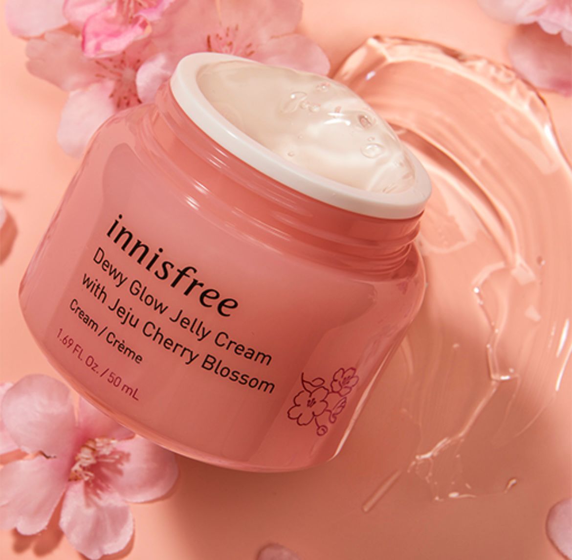 Innisfree Jeju Cherry Blossom Jelly Cream (50ml) - Image 14