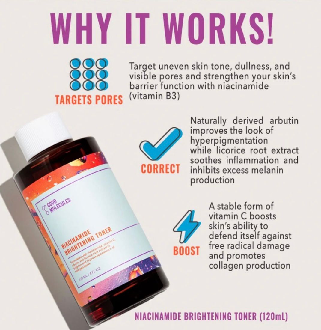 Good Molecules Niacinamide Brightening Toner - Image 2