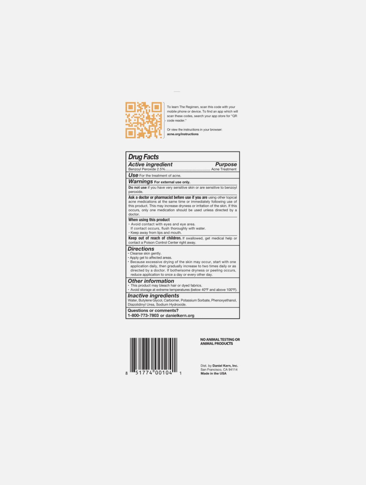 Acne.org : Treatment (Benzoyl Peroxide – 2.5% - Image 4