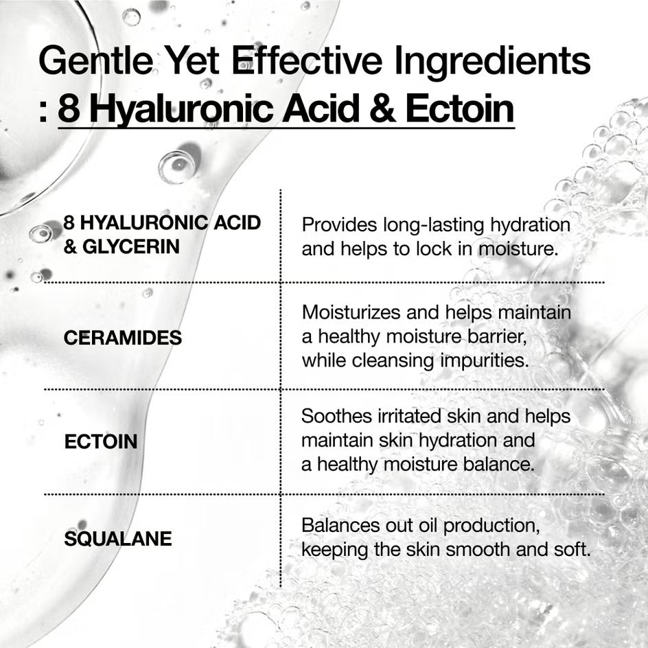 Anua Hyaluronic Acid Moisturizing Gentle Gel Cleanser - Image 2