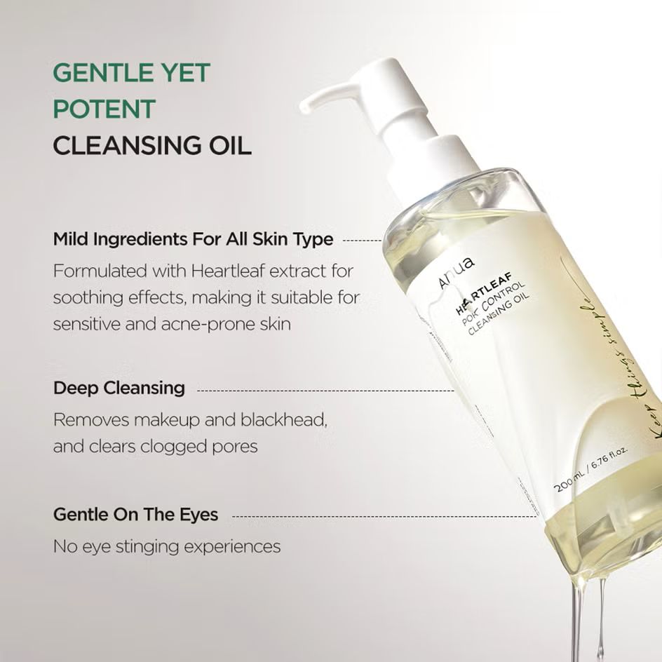 Anua Heartleaf Pore Control Cleansing Oil - Image 2