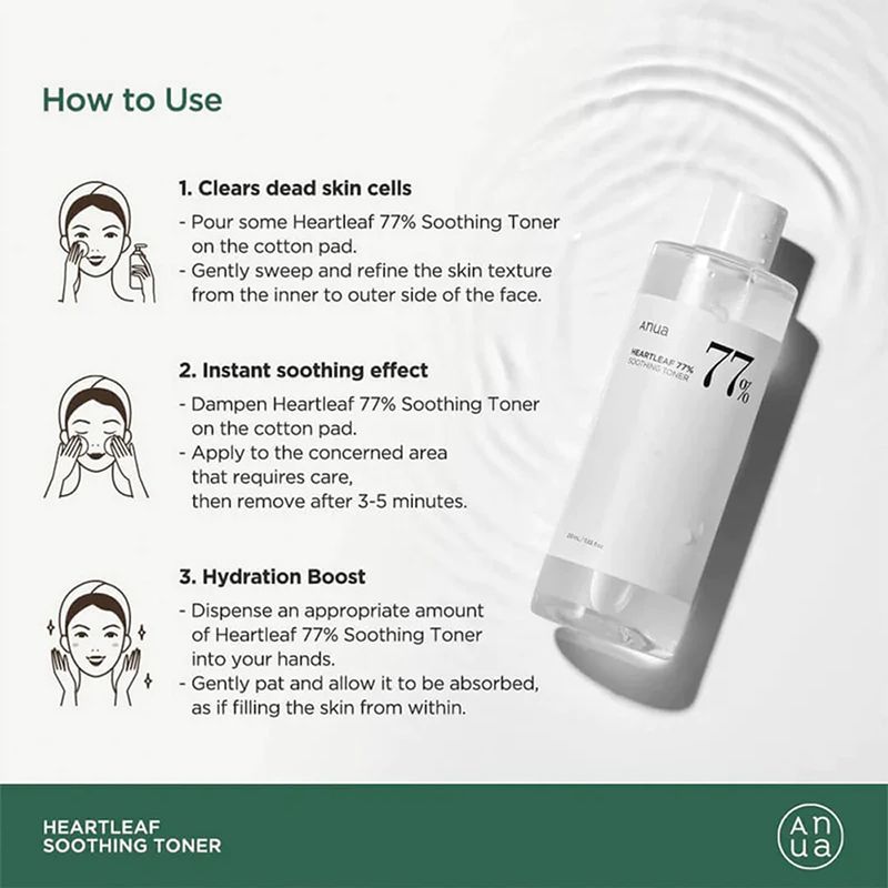 Anua Heartleaf 77 Soothing Toner - Image 3