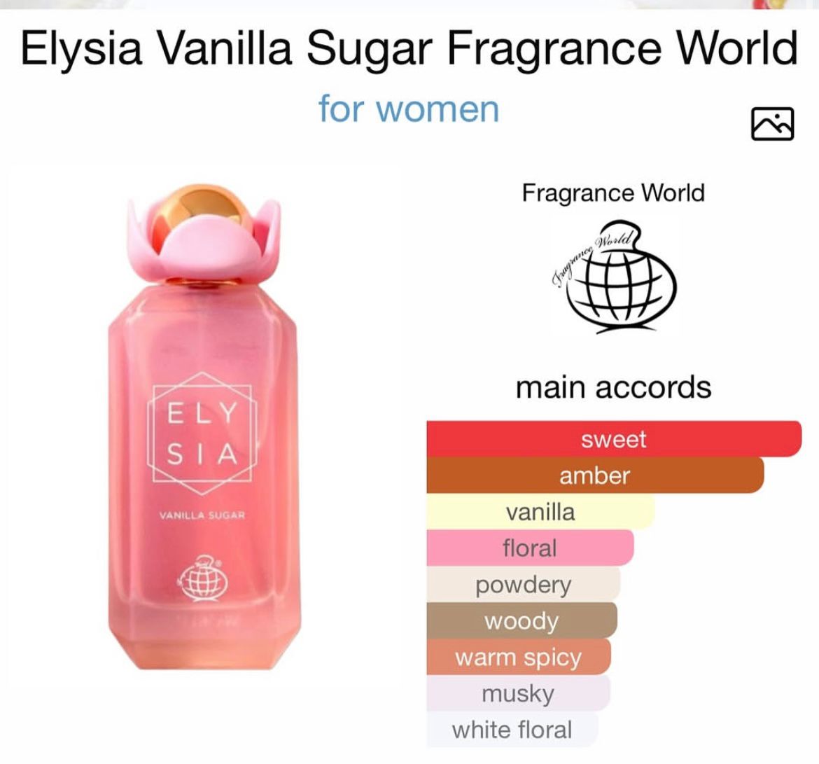 Elysia Vanilla Sugar - Fragrance World - Image 2