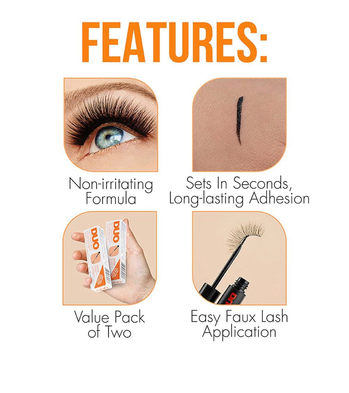Duo Lash Glue Orange Dark Tone - Image 5