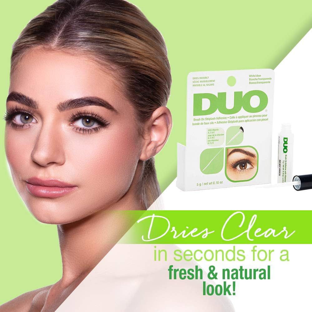 DUO Brush-On Striplash Adhesive, Clear-Green - Image 6