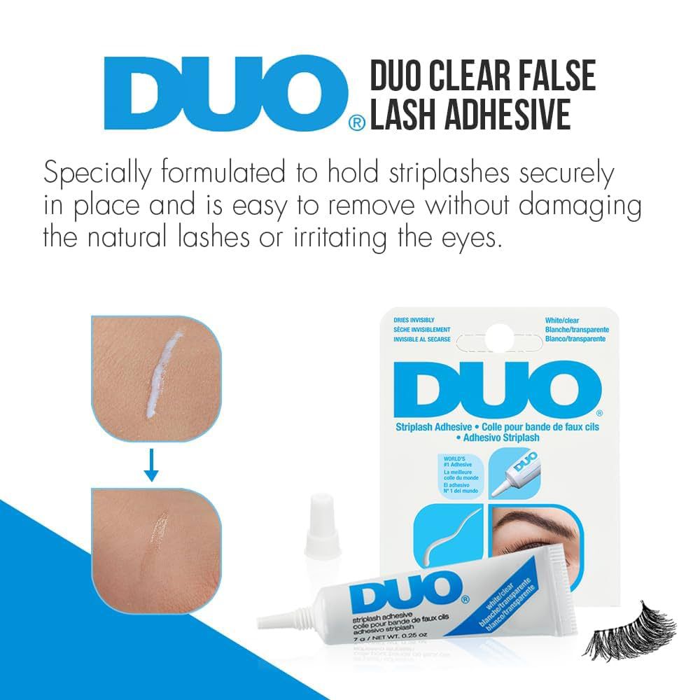 DUO Striplash Adhesive, Clear - Blue - Image 3