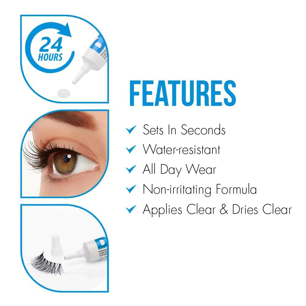 DUO Striplash Adhesive, Clear - Blue - Image 4