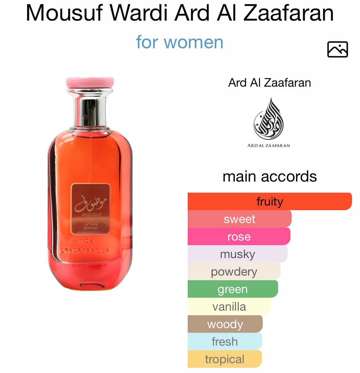 Mousuf Wardi By Ard Al Zaafaran - Image 2