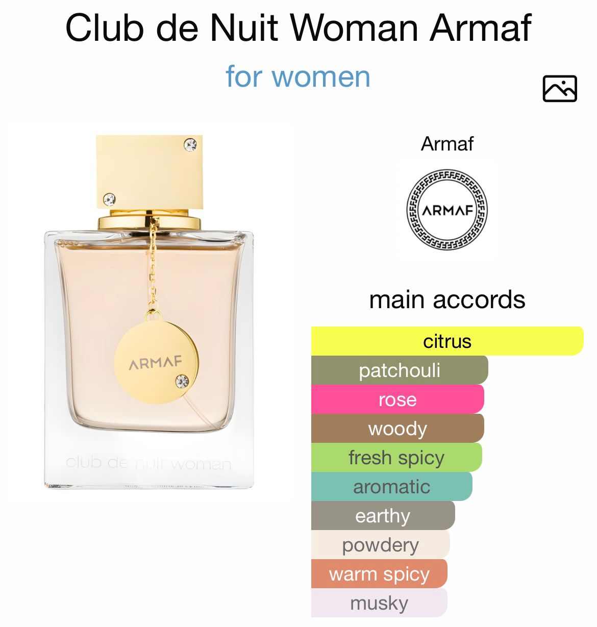 Club De Nuit Woman EDP 105ml For Her - Image 2