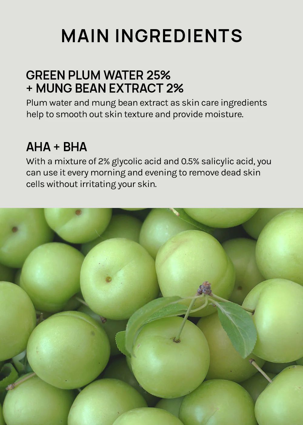 Beauty of Joseon - Green Plum Refreshing Toner: AHA + BHA - Image 3