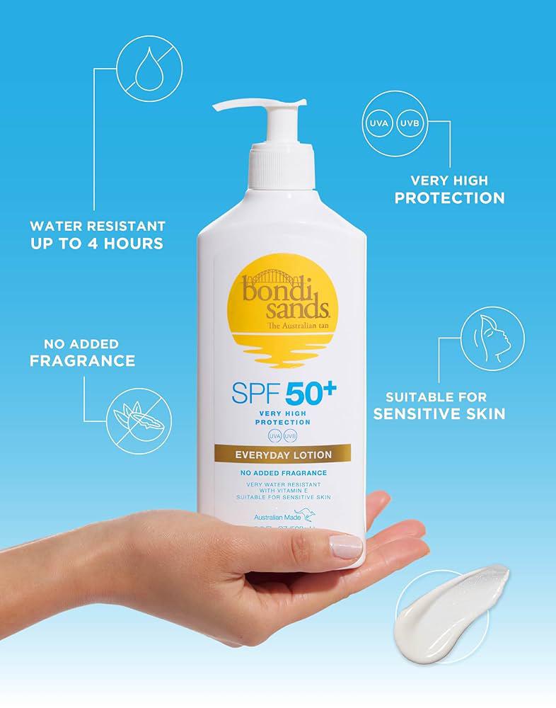 Bondi Sands SPF 50+ Fragrance Free Face Sunscreen Lotion - Image 3