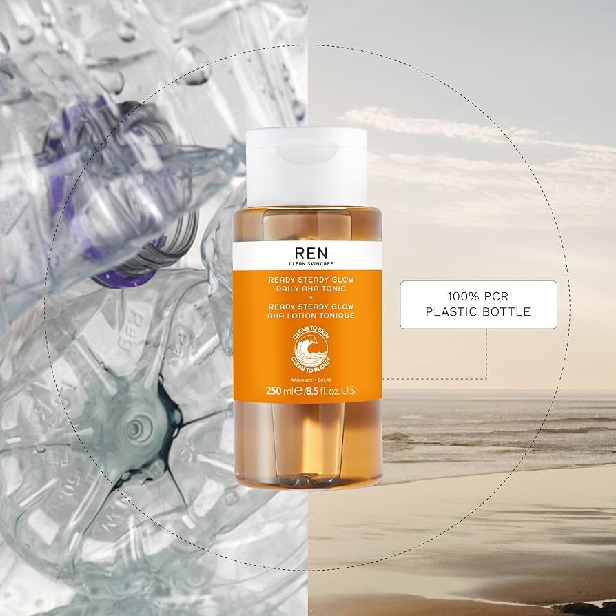 REN Clean Skincare Ready Steady Glow Daily AHA Tonic 250ml - Image 2