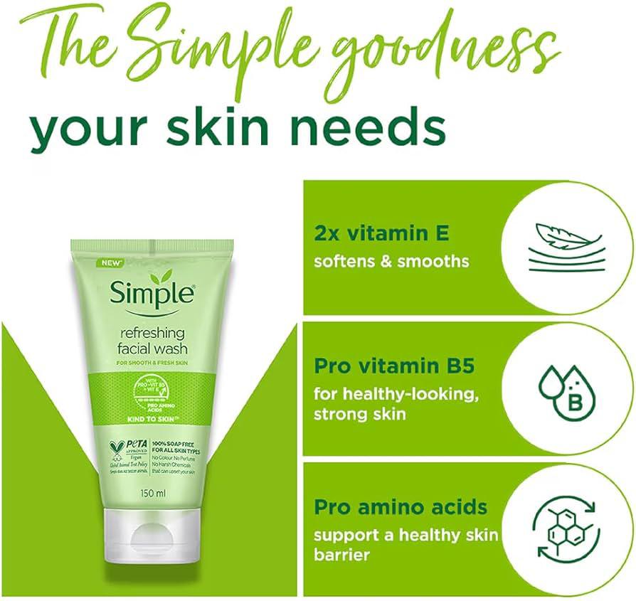 Simple Refreshing Facial Wash Gel - Image 2