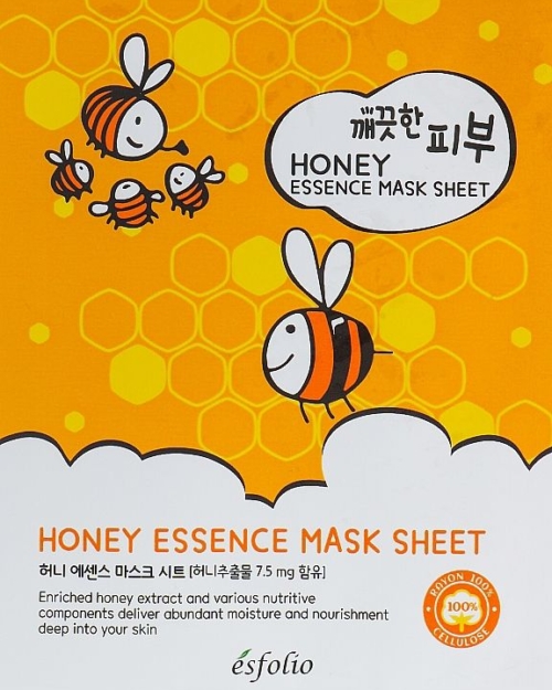 esfolio - Pure Skin Essence Mask Sheet - 25ml*1pc Honey Essence