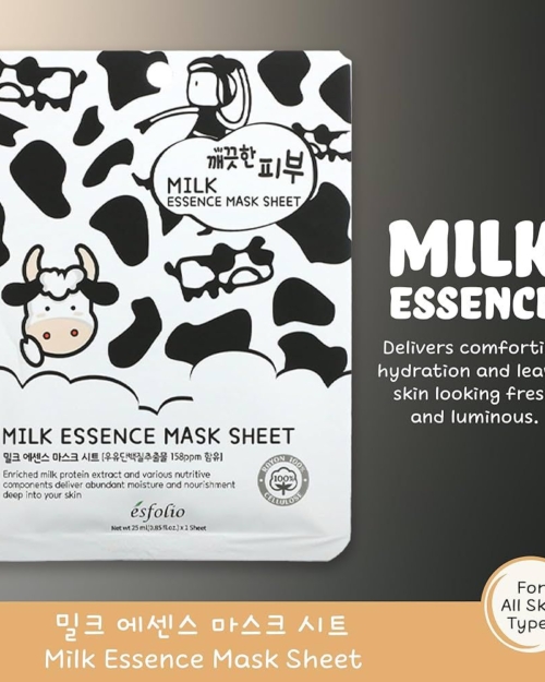 Esfolio - Pure Skin Essence Mask Sheet - 25ml*1pc Milk Essence