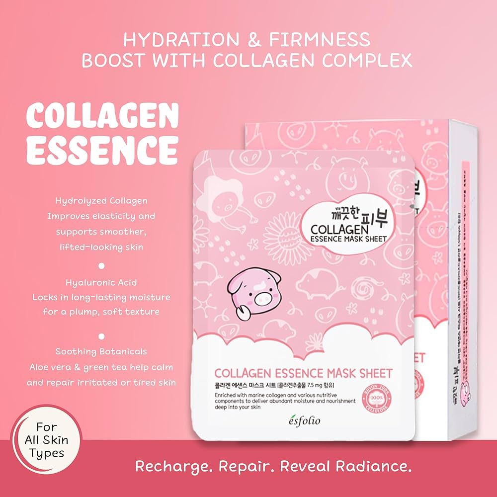 esfolio - Pure Skin Essence Mask Sheet Collagen - Image 4
