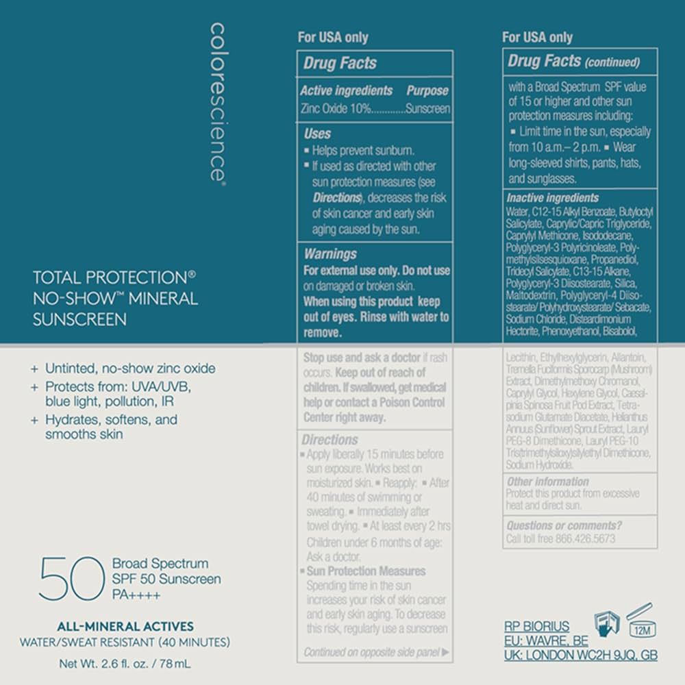 ColoreScience Total Protection® No-Show™ Mineral Sunscreen SPF 50 - Image 12