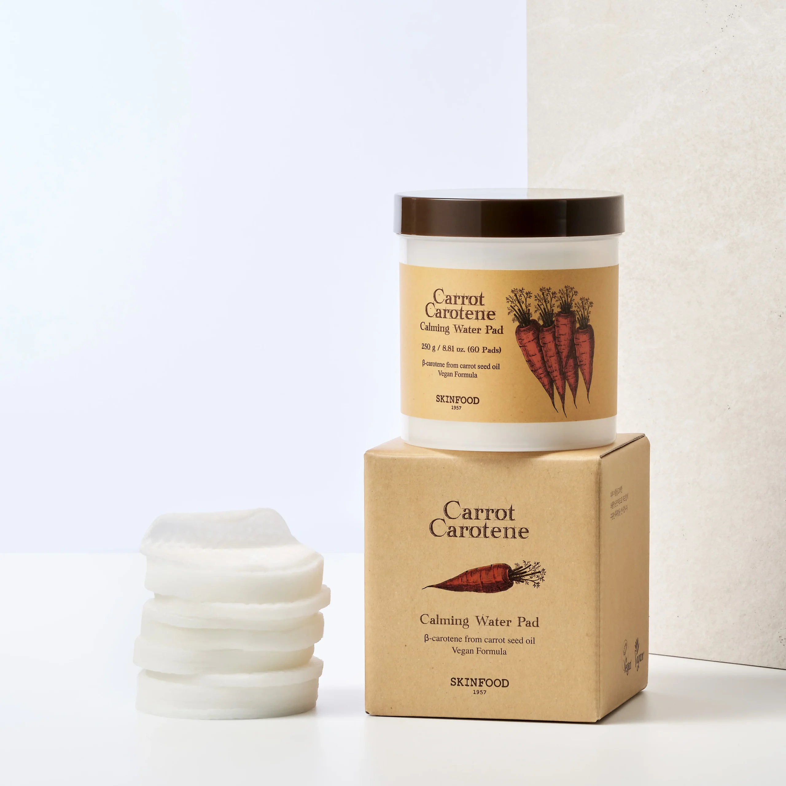 SKINFOOD - Carrot Carotene Calming Water Pad