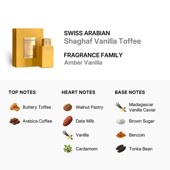Swiss Arabian perfumes SHAGHAF VANILLA TOFFEE - Image 2