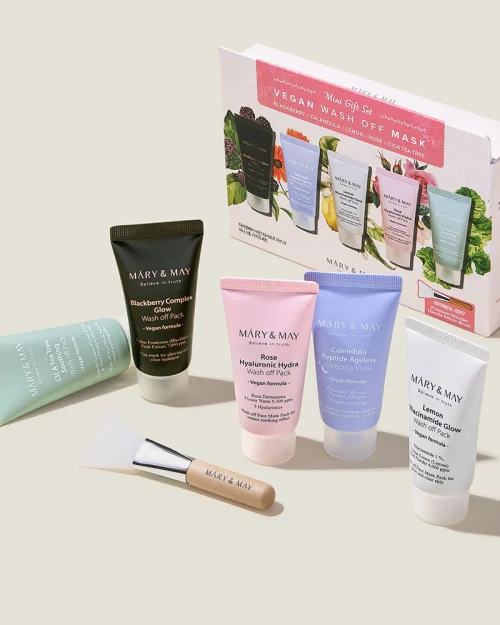 Mary&May - Vegan Wash Off Mask Mini Gift Set