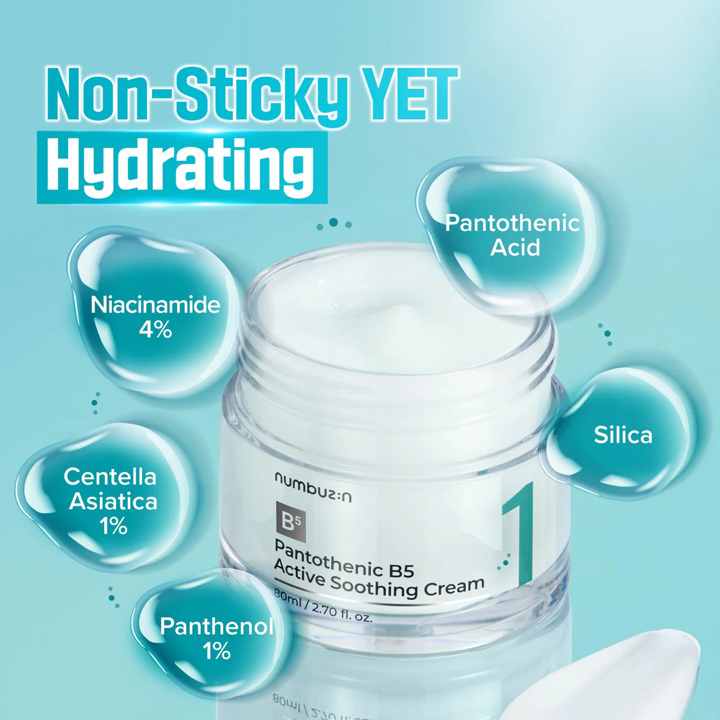 Numbuzin No.1 Pantothenic B5 Active Soothing Cream - Image 2