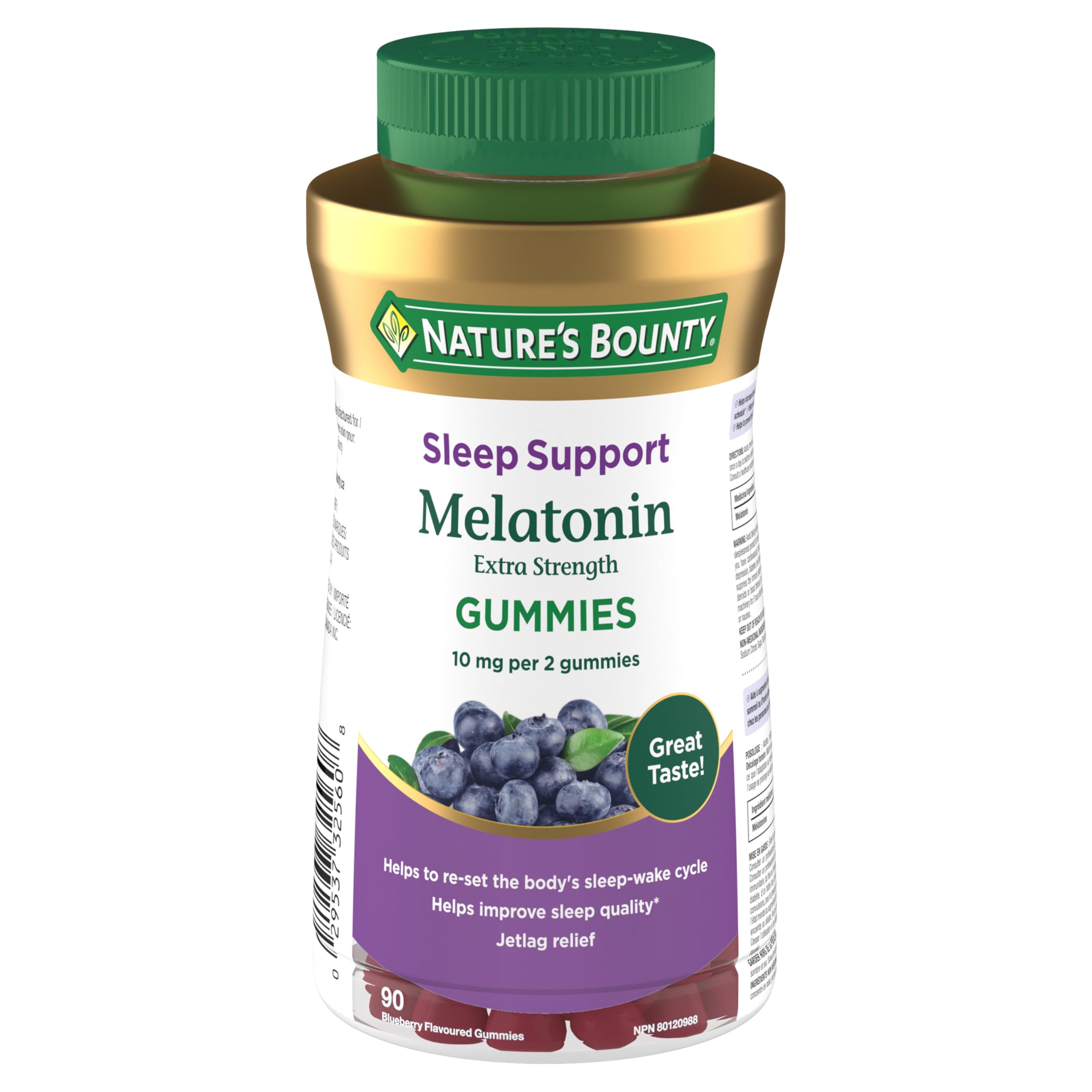 Nature's Bounty 10 mg Melatonin Gummies - Blueberry