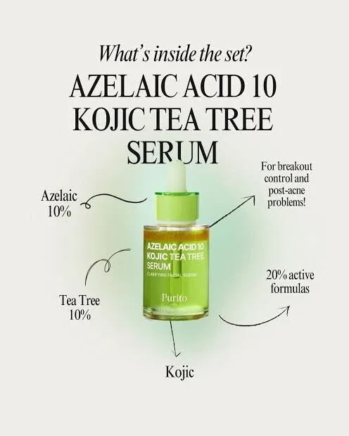 Purito SEOUL - Azelaic Acid 10 Kojic Tea Tree Serum - Image 2