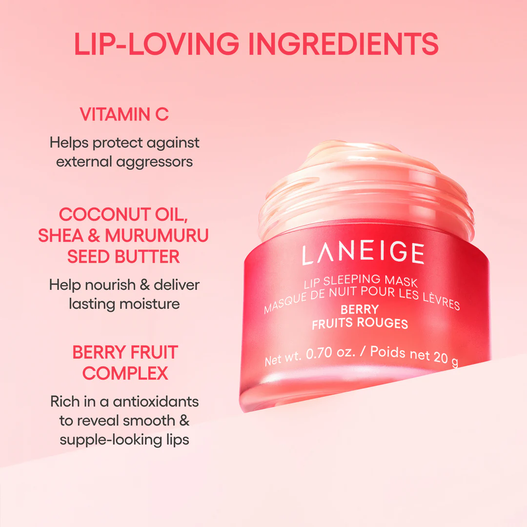 Laneige Lip Sleeping Mask - Berry - Image 3