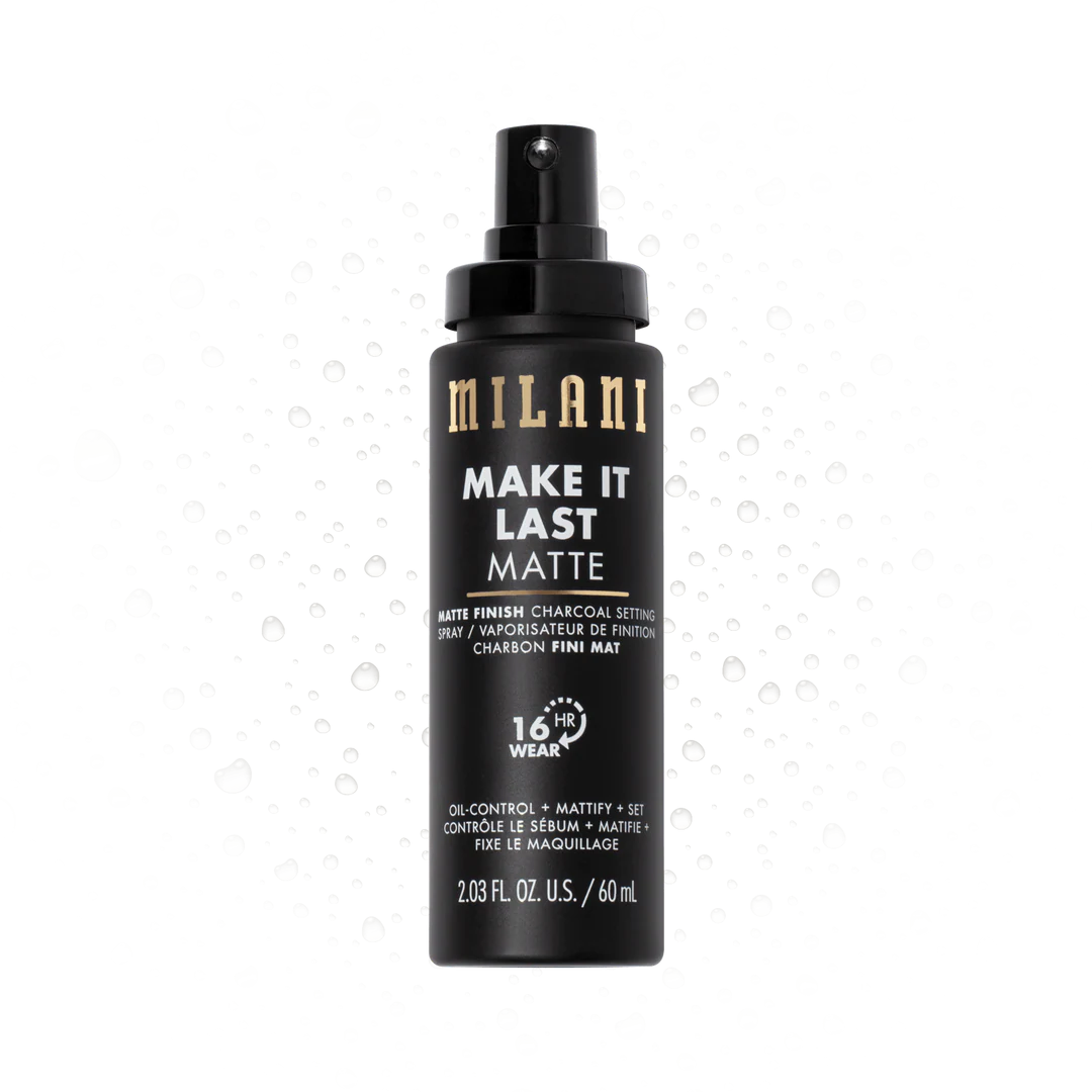 Milani Cosmetics Make It Last Matte Finish Charcoal Setting Spray