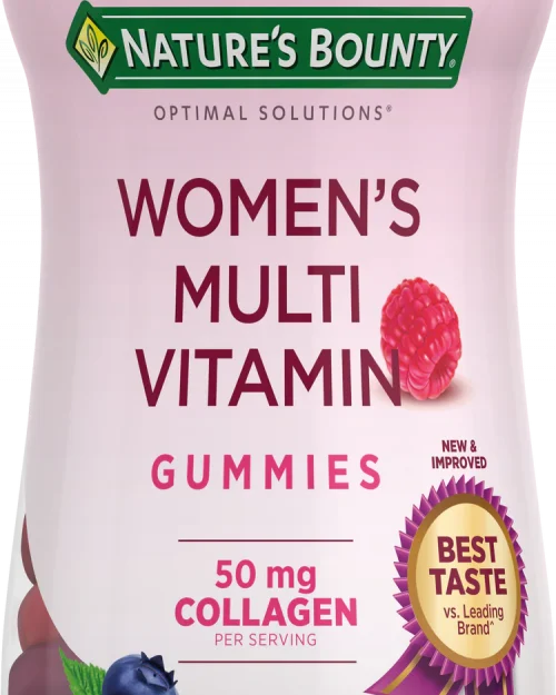 Nature's Bounty Optimal Solutions Women's Multivitamin Gummies Collagen - 80 Gummies