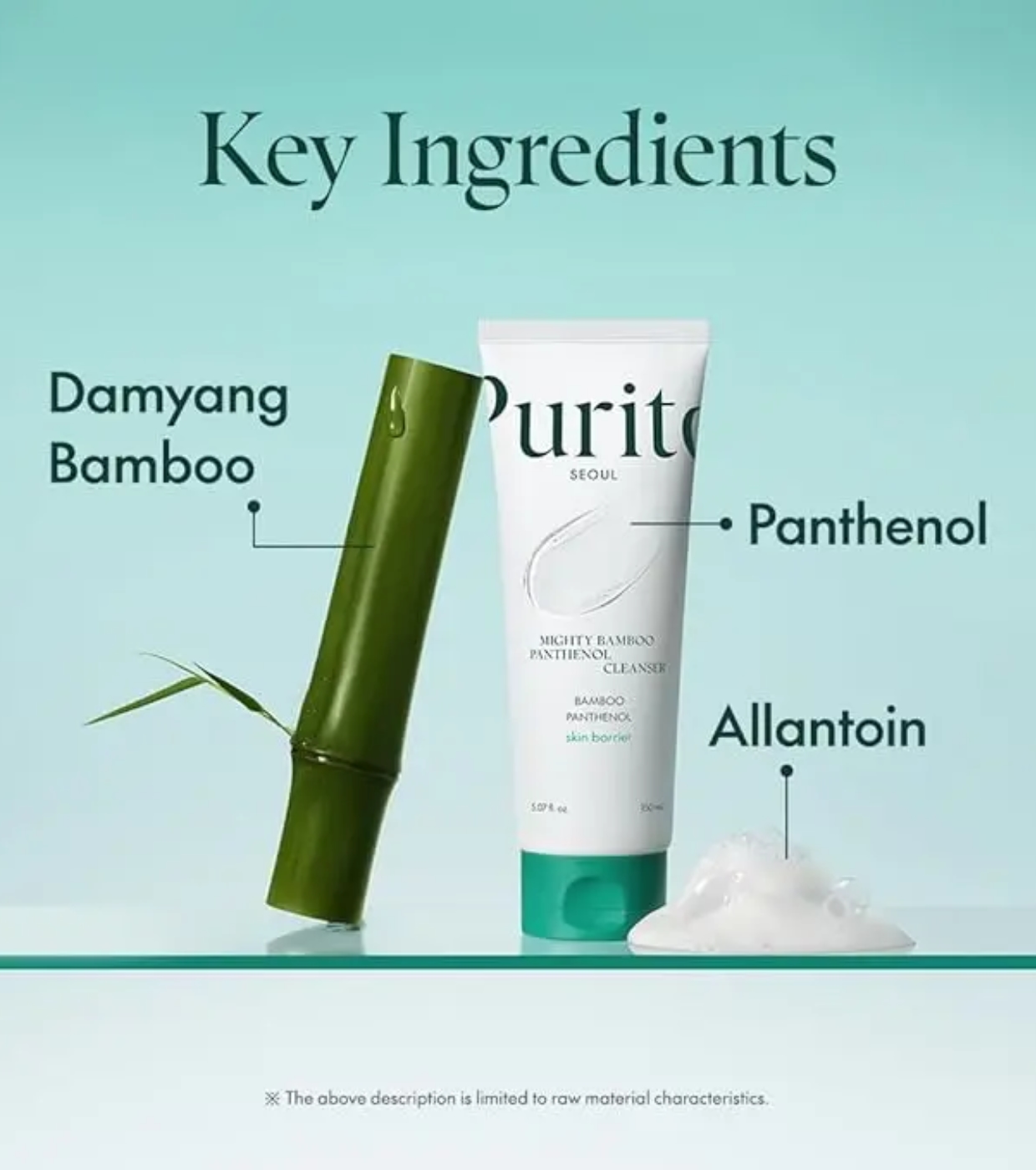 Purito SEOUL - Mighty Bamboo Panthenol Cleanser - Image 3