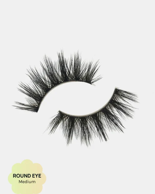 Aoa Studio A+ Glam 3D Premium Faux Mink Natural Lashes Singles - Tokyo