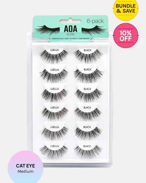 Aoa Studio Natural Lashes Lightweight - 6 Pack