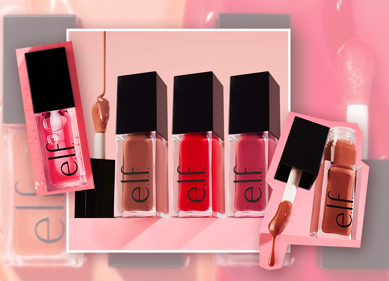 e.l.f. Glow Reviver Lip Oil, Nourishing Tinted Lip Oil - Jam Session