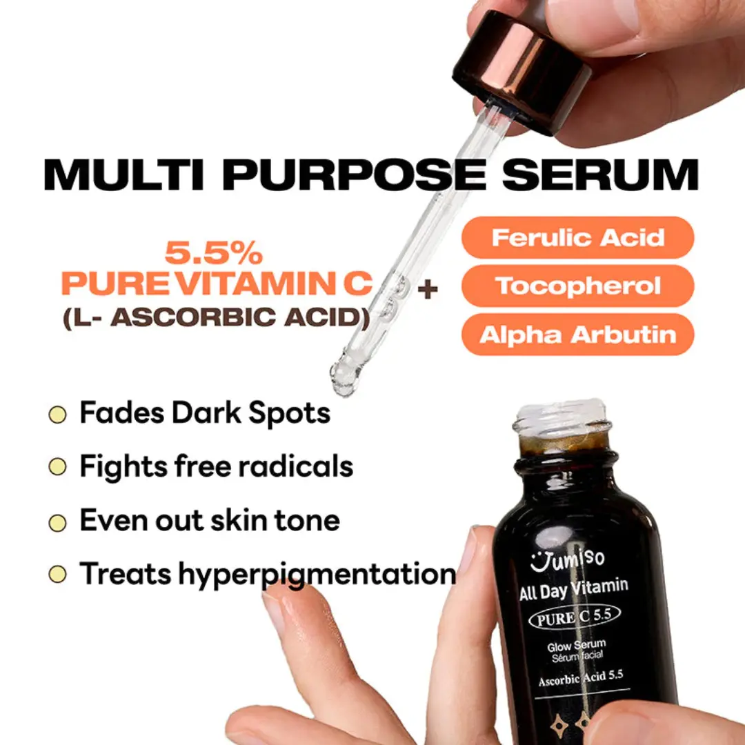 Jumiso All Day Vitamin Pure C 5.5 Ascorbic Acid Glow Serum - Image 3