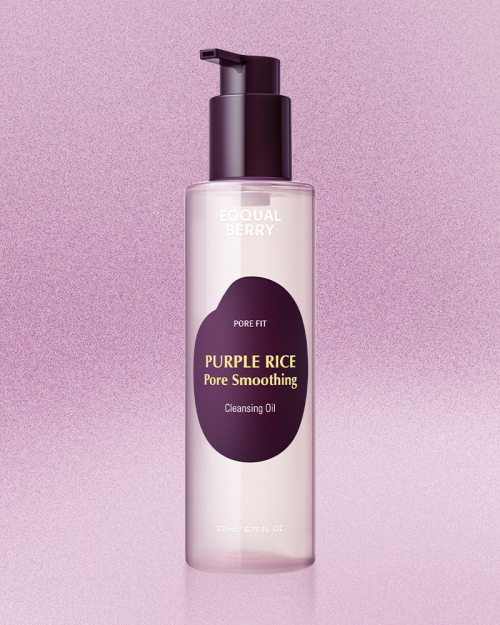 Eqqualberry purple rice pore smoothing cleansing oil