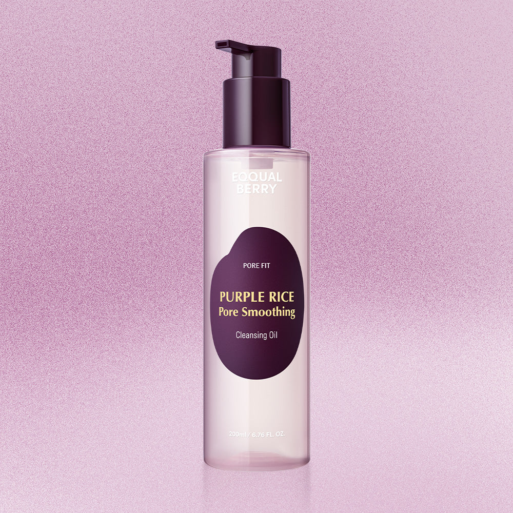 Eqqualberry purple rice pore smoothing cleansing oil