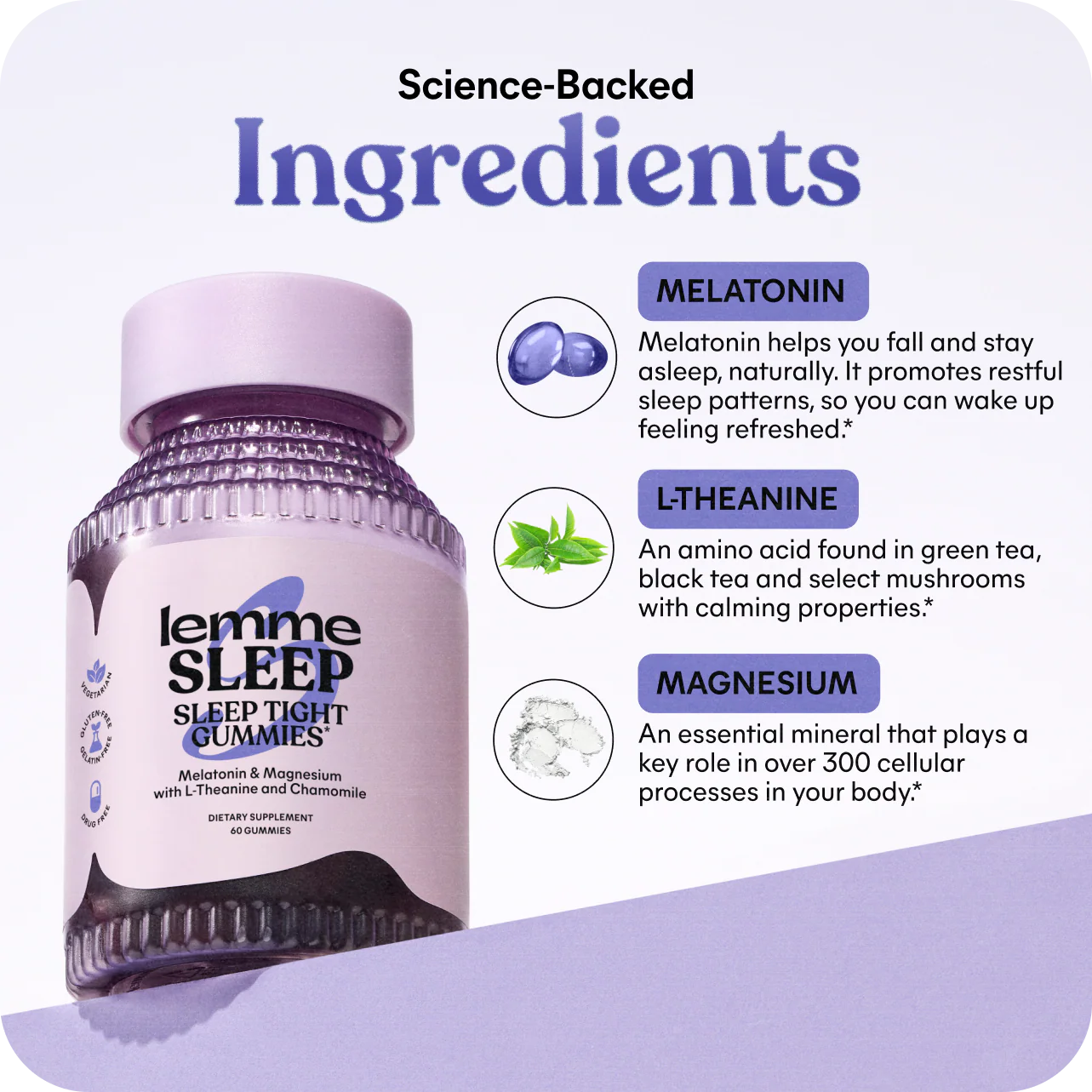 Lemme Sleep Gummies Sleep Tight Gummies* - Image 2
