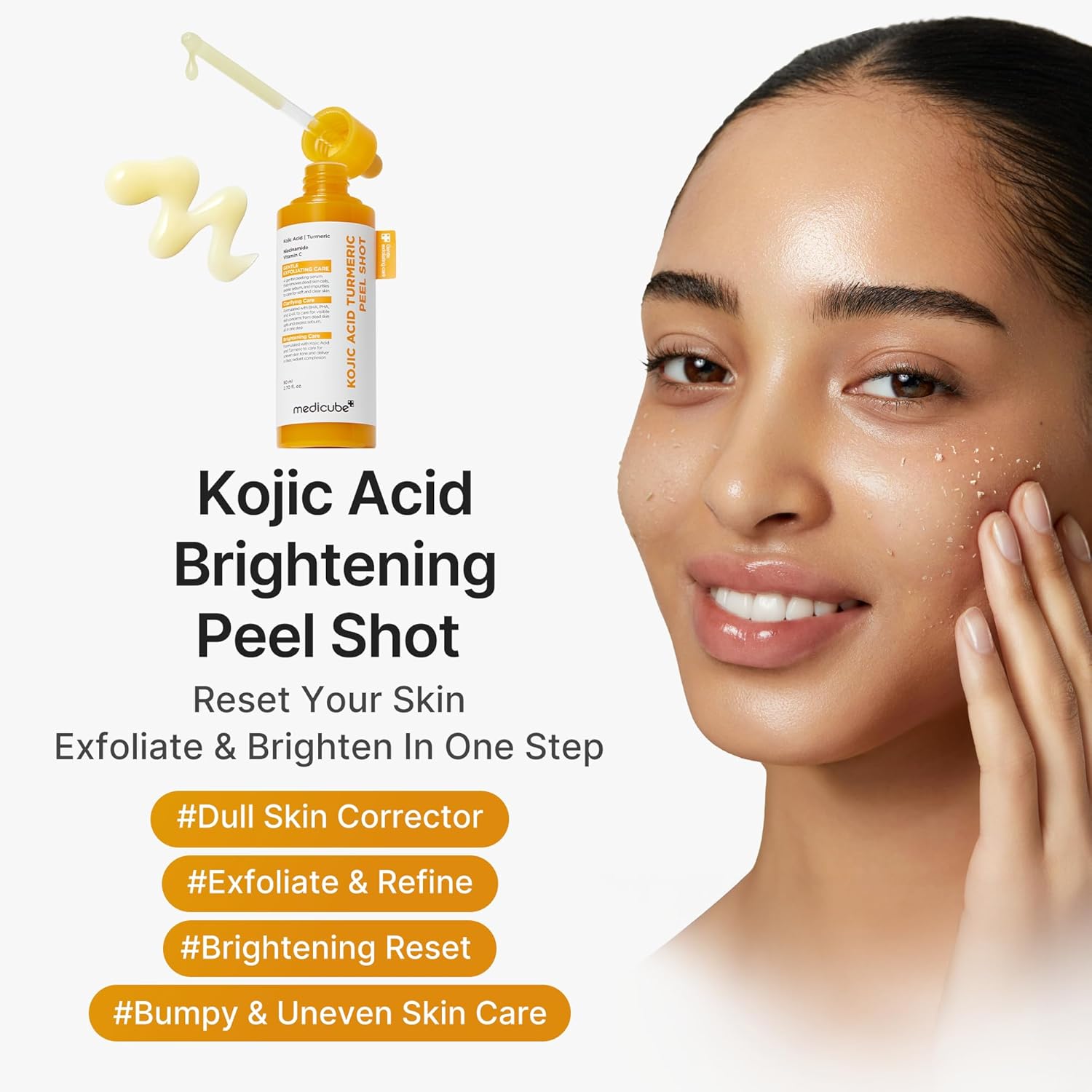Medicube Body Peel Shot with Kojic Acid and Turmeric - Image 6