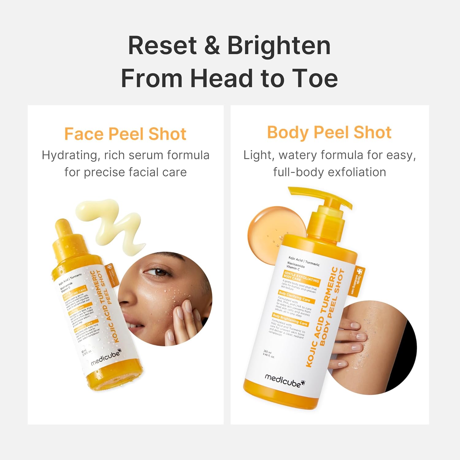 Medicube Body Peel Shot with Kojic Acid and Turmeric - Image 7