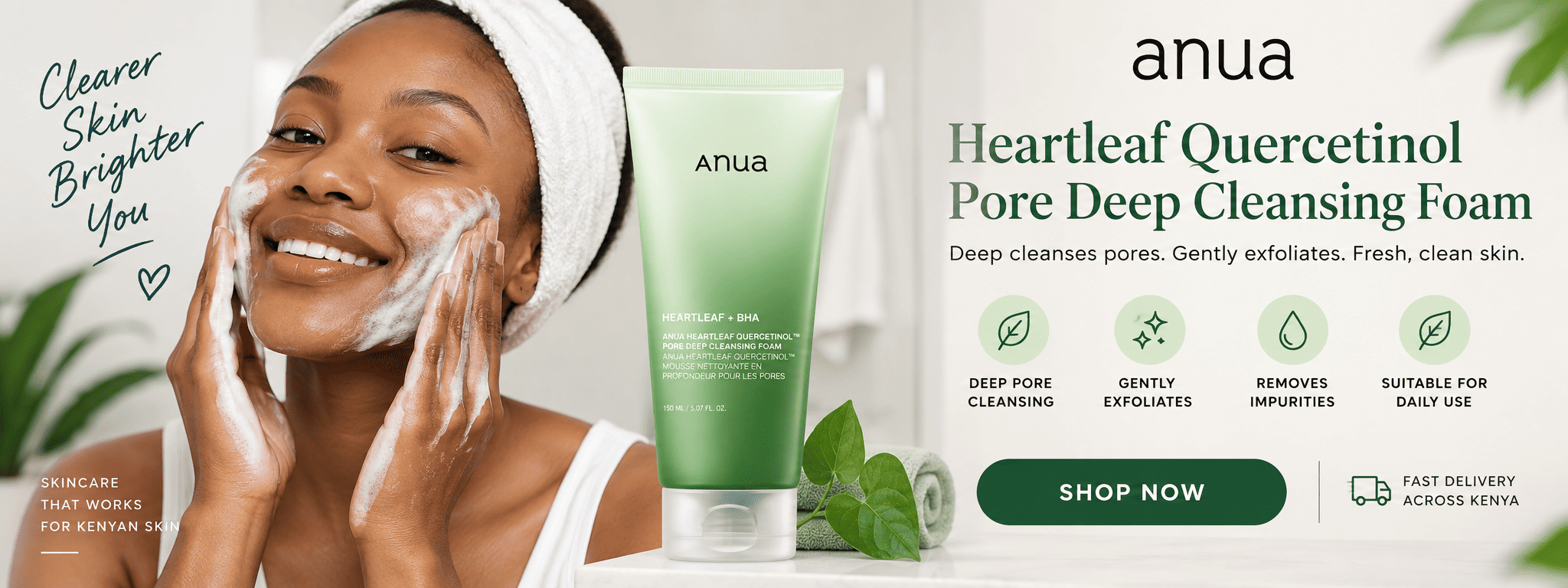 Anua Heartleaf Quercetinol Pore Deep Cleansing Foam